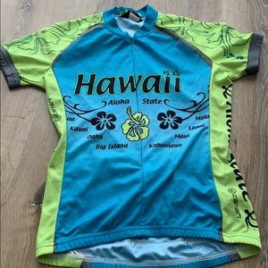 Canary biking jersey